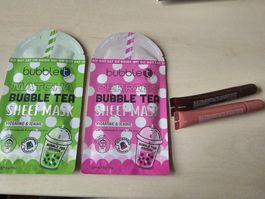 2 Rhode Peptide Lip Tints und zwei Masken