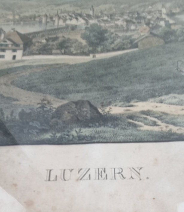 Incisioni: Alter Stich von Luzern von 1826 – Usato da Flums venduto da Flumsantik 2