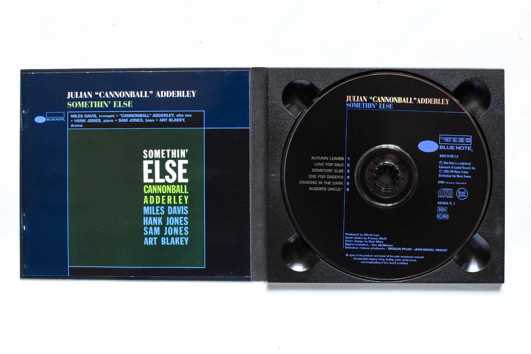 CDs: Cannoball Adderley - Somethin' Else – Gebraucht aus Belmont-sur-Yverdon von ag97 1