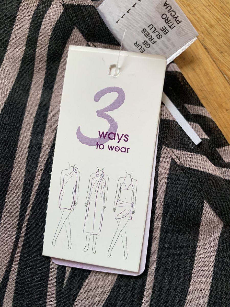 Foulard & Sciarpe: LASCANA Pareo Zebra Print neu  – Nuovo e nell'imballaggio originale da Sempach venduto da katzaana3 1
