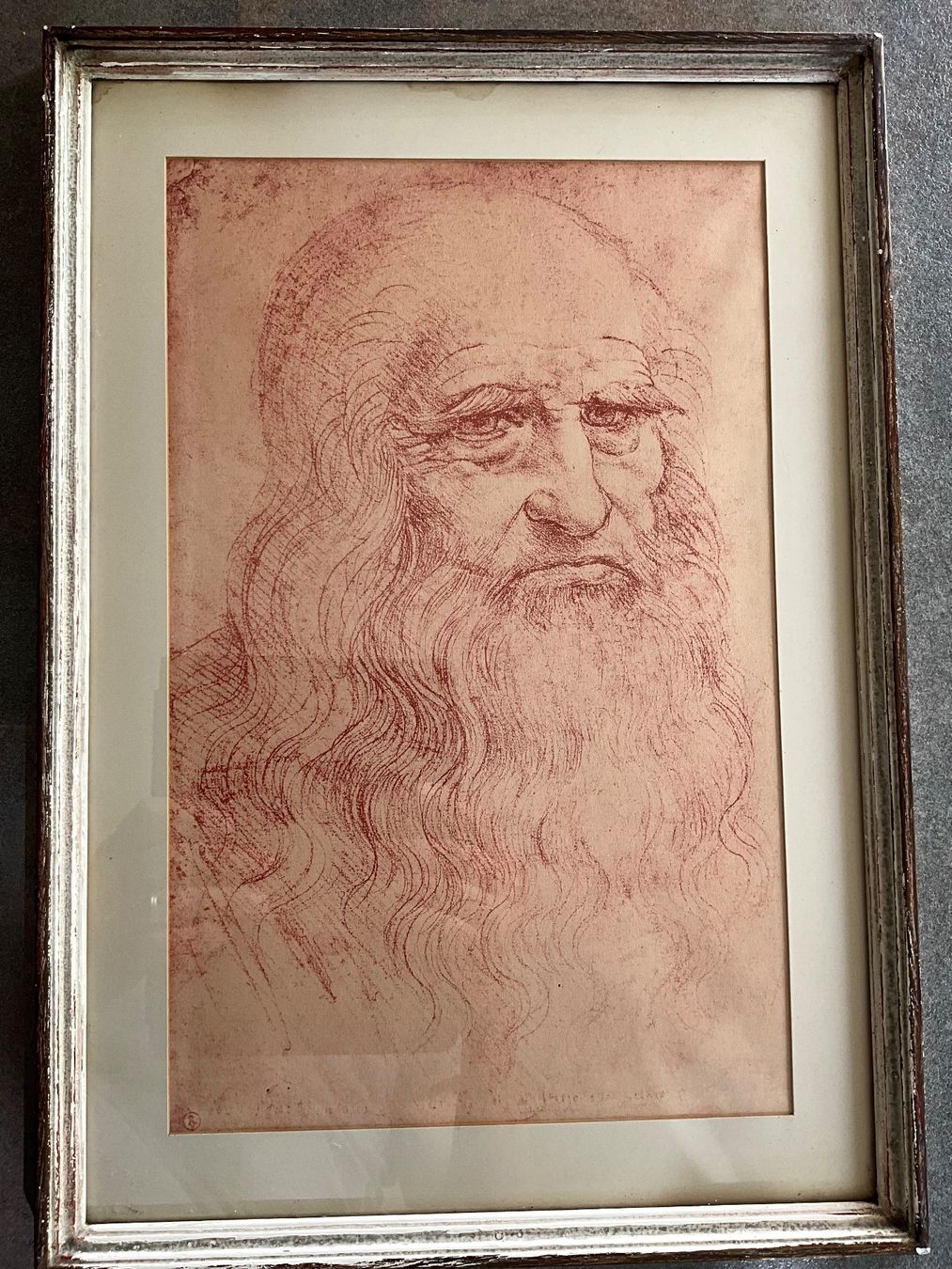 Foto & Immagini: Kunstdruck Leonardo da VinciSelbstportrait ca. 45 x 32cm – Usato da Basel venduto da elster1986 1