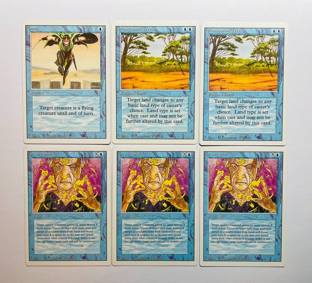 Magic The Gathering Carte collezionabili: Magic The Gathering Blau Uncommon/Common 23x Revised – Usato da Duggingen venduto da nad_6yzh 2