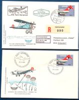Tag der Aerophilatelie - 1981  Lodrino - 1982  Dübendorf
