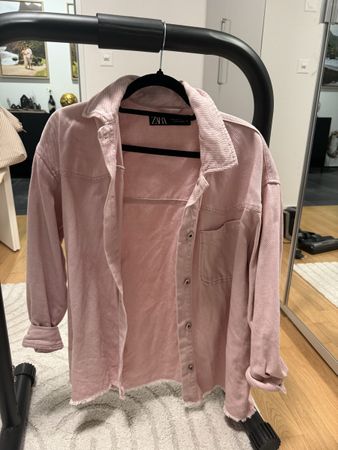 Zara Hemdjacke in Rosa, Cord, Grösse XS, Top Zustand