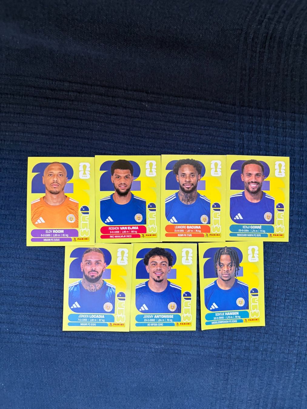 Panini Carte collezionabili: 7 Panini Sammelbilder von Curacao – Usato da Thalwil venduto da kon_v82n