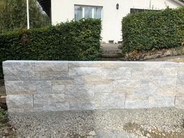 2.90 m2 Rebmauerwerk exkl. Kalkstein getrommelt