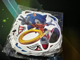 Sonic Stickers I 50 Stk. I Wasserdicht