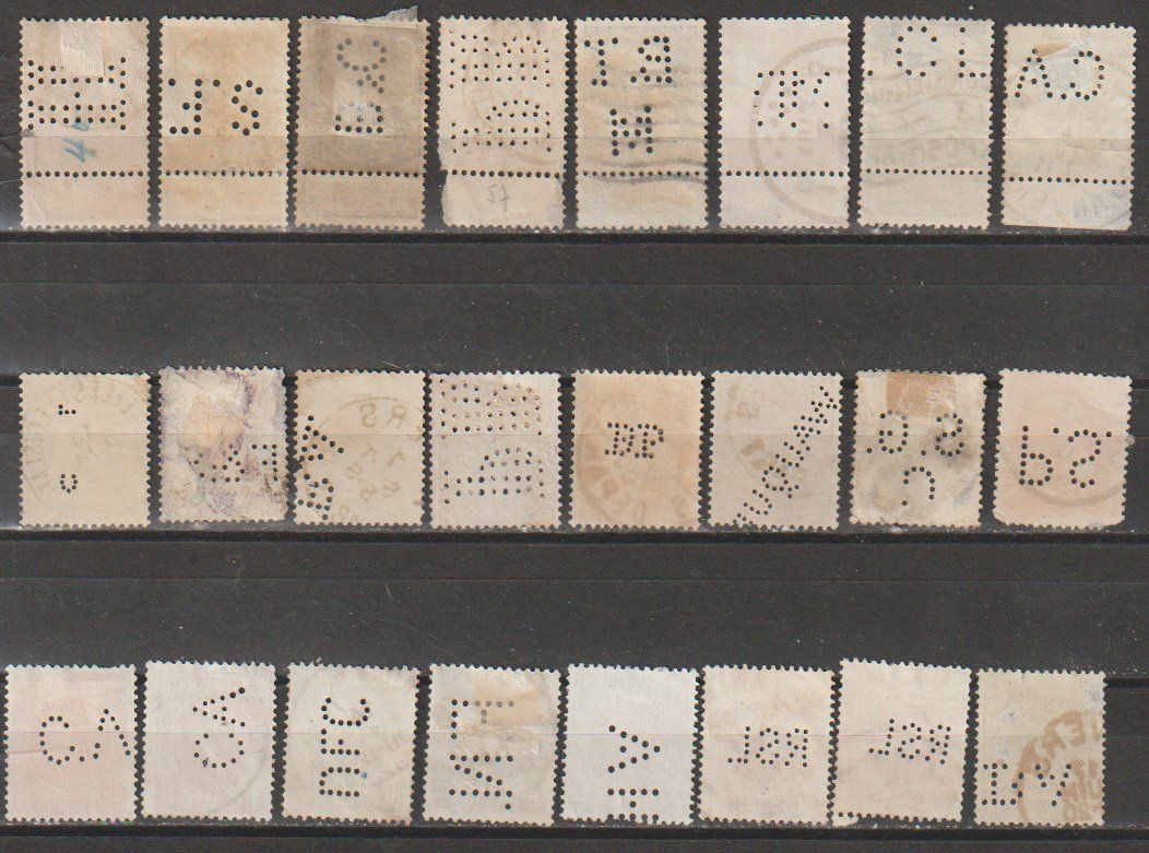 Tous les timbres: Perfins Belgique Collection Ancienne – D'occasion à Crans-Montana par kira56 3