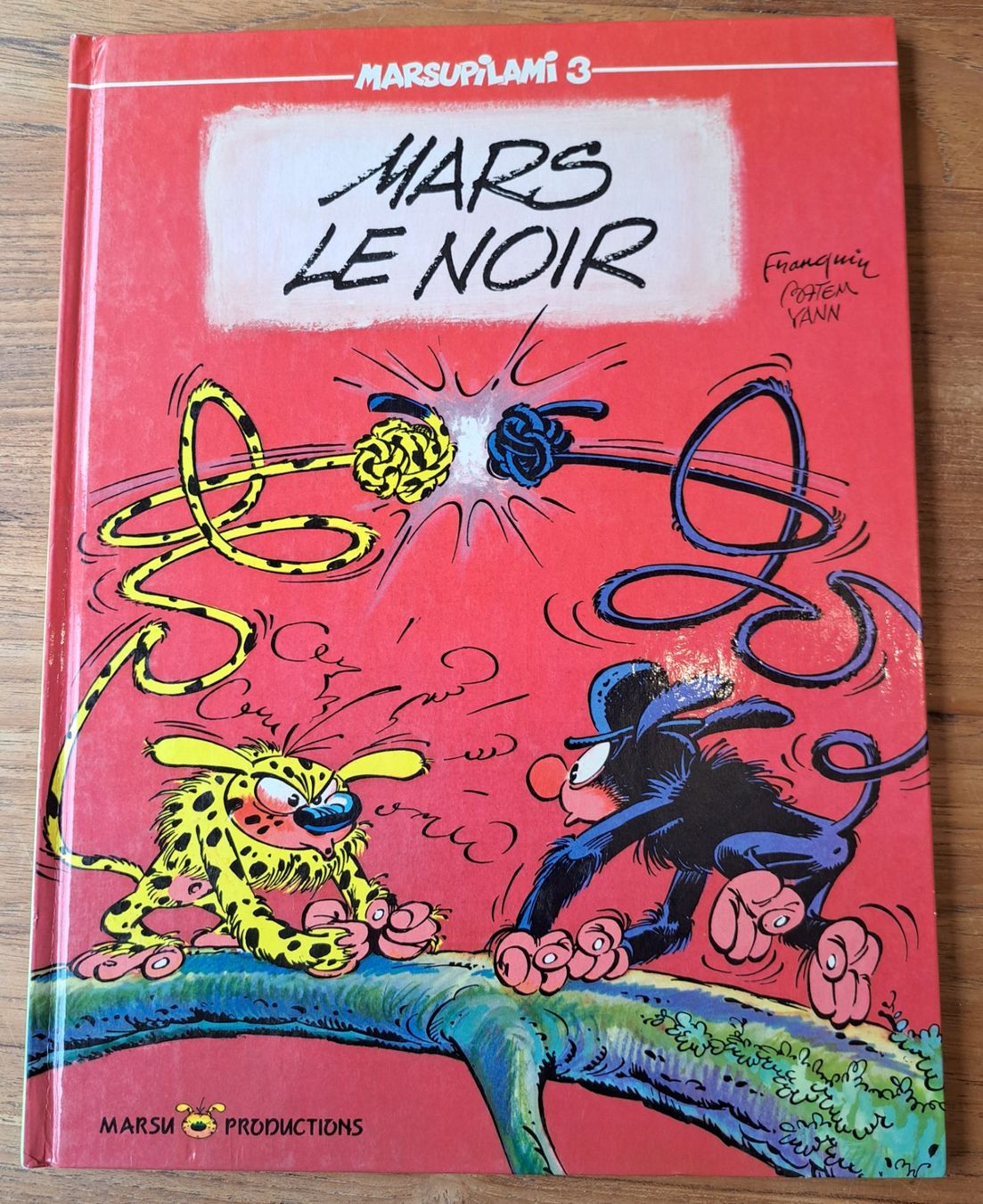 Fumetti: Marsupilami 3 EO "Mars le Noir" TBE – Usato da Biel/Bienne venduto da ESOXMAN