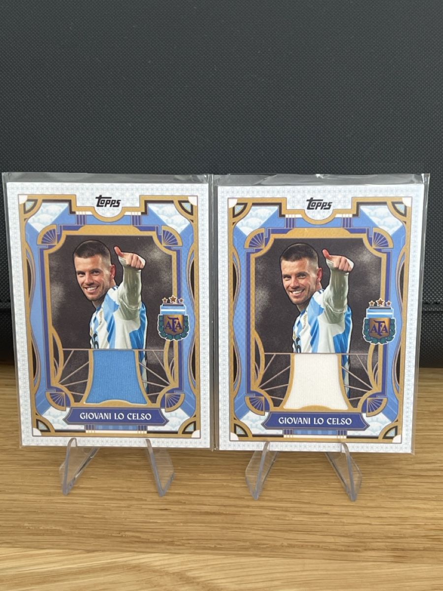 Topps Carte collezionabili: 2x Giovani Lo Celso Worn-Patch Argentina Topps 2024 – Nuovo (secondo la descrizione) da Neuhausen am Rheinfall venduto da Shampinho10