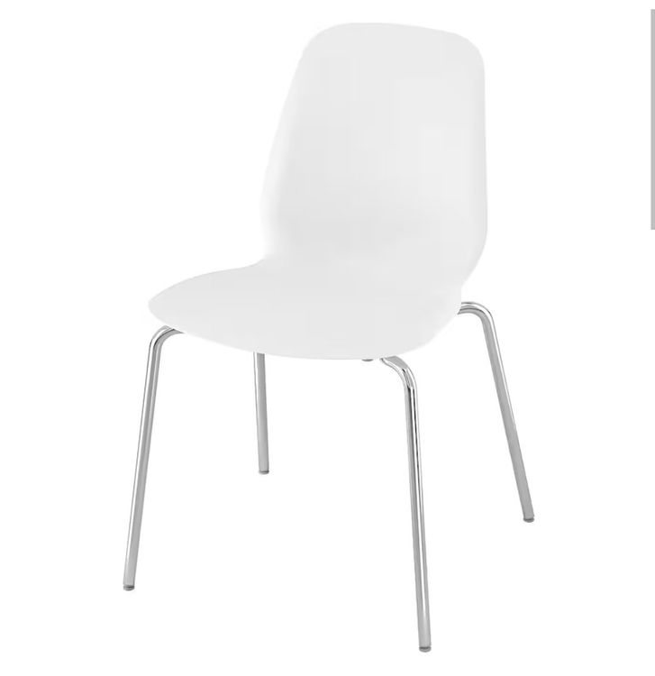4 weisse Stühle IKEA Kaufen auf Ricardo