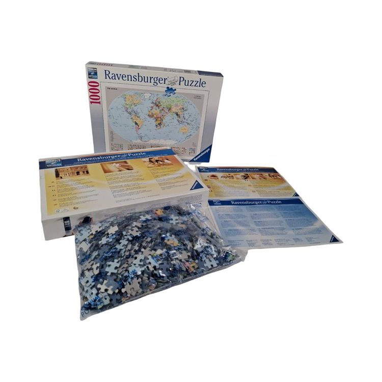 Ravensburger Puzzle: RAVENSBURGER Puzzle 1000 Teile The World – Usato da Wil SG venduto da Restwert_Wil 2