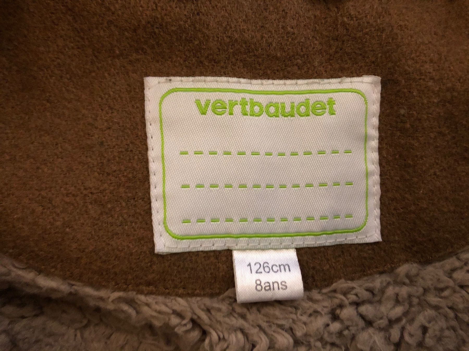 Vertbaudet Giacche & Cappotti: Winterjacke / Duffle Coat beige Grösse 128 – Usato da Zürich venduto da rebene 1