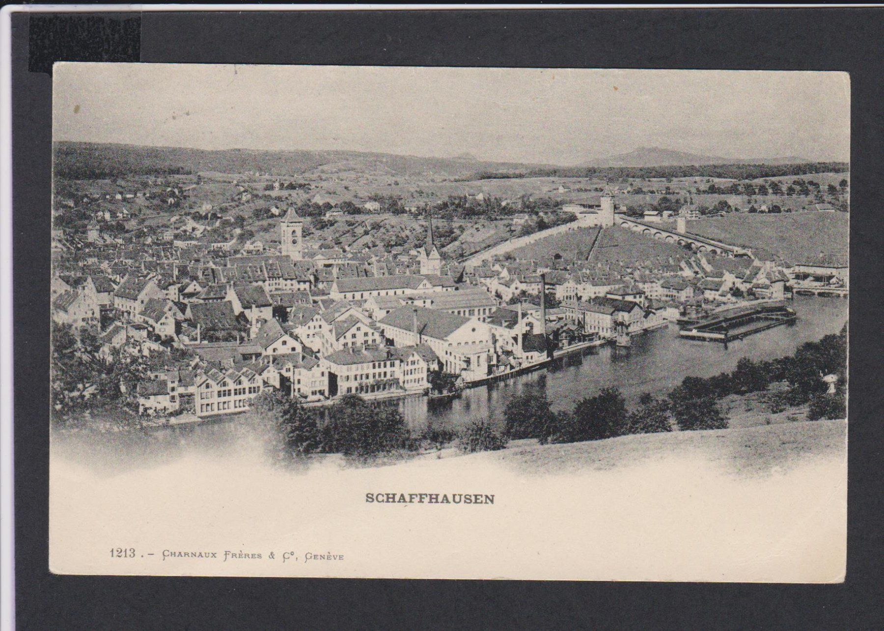 Cartoline postali: Schaffhausen   :   alte Ansichtskarte von 1903 – Usato da Vitznau venduto da Ropaku