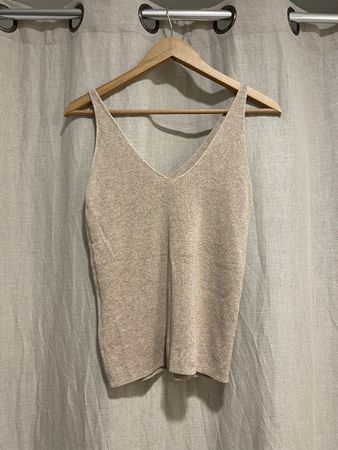 H&M Strickto Sand Beige Grösse M, Versand +2.50