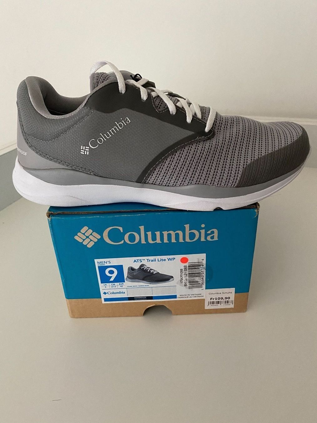 Columbia Scarpe da uomo: Columbia ATS Trail Lite Waterproof Sneaker, 42 – Nuovo e nell'imballaggio originale da Luzern venduto da falena01 9