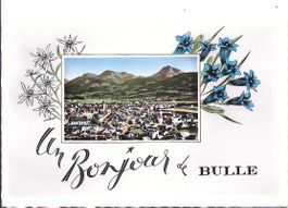 BULLE, un bonjour de  - carte fenêtre