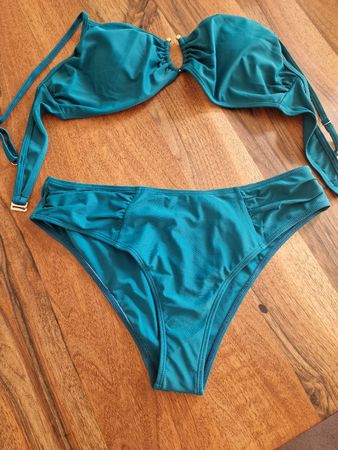 Schicker Bikini Gr. 42 -44Türkis Elegant Sommer Strand Musth