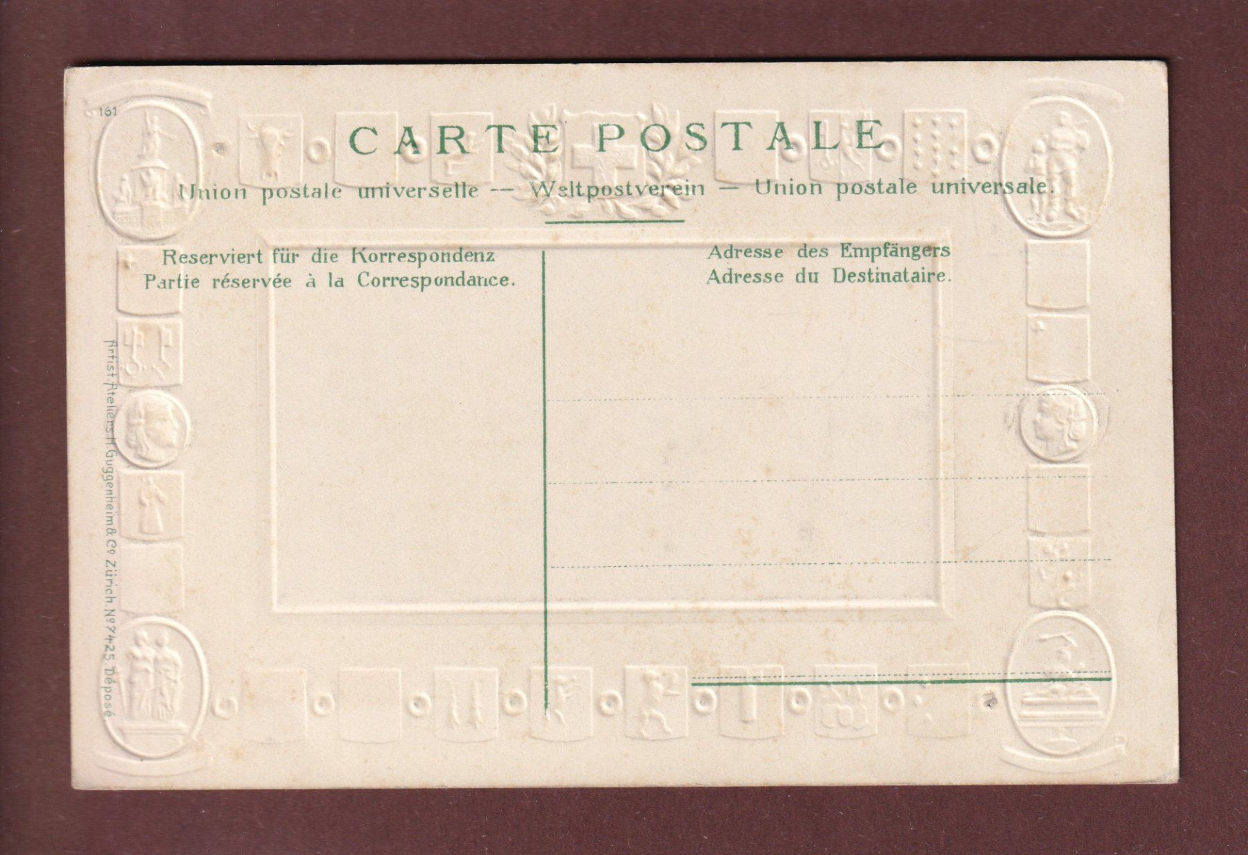 Cartoline postali: BERN - Rathaus - Kantone Präge – Usato da Pully venduto da nicecards 1
