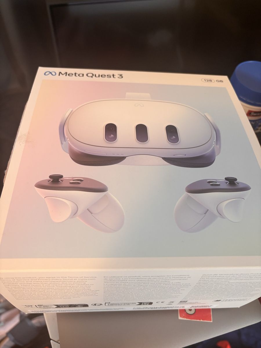 Meta Casco VR: Meta Quest 3 128GB Like New – Nuovo (secondo la descrizione) da Zürich venduto da dav_wtf6 4
