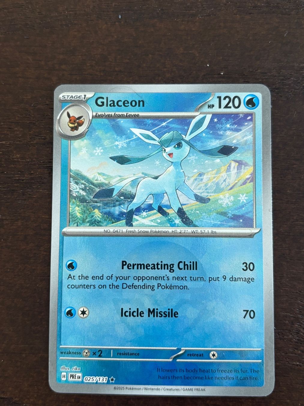 Pokémon Carte collezionabili: Glaceon Pokeball Holo, Pre025, Near Mint – Nuovo (secondo la descrizione) da Bern venduto da Pokescherti