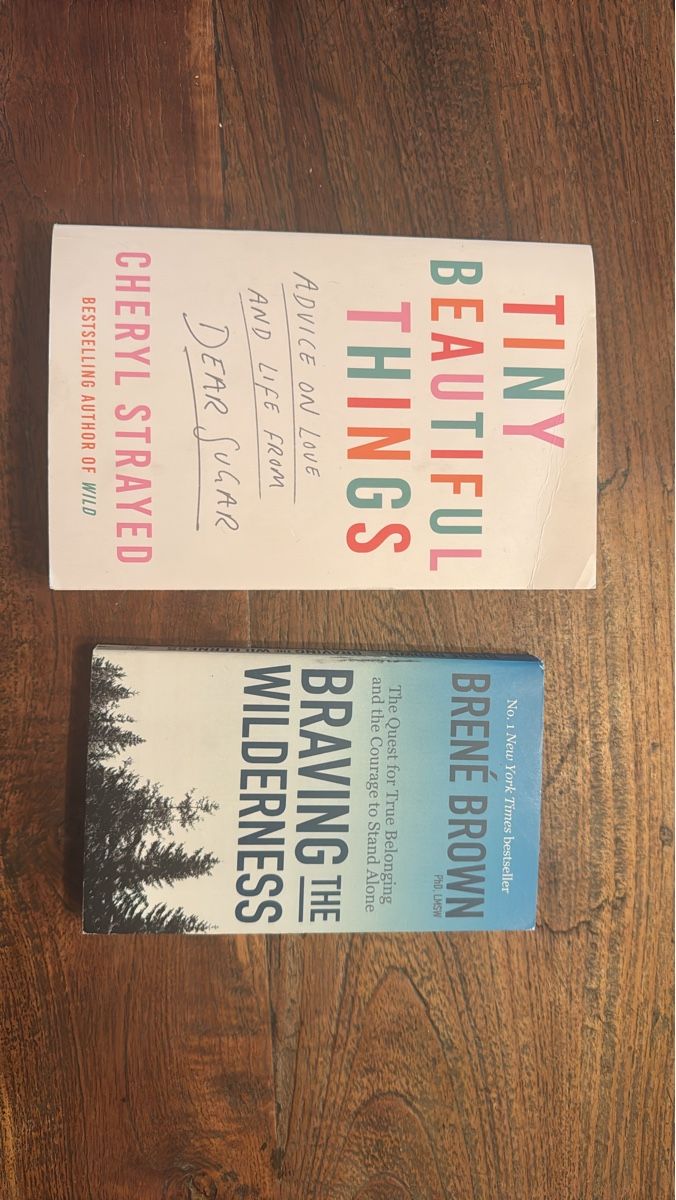 Libri: Tiny Beautiful Things & Braving the Wilderness – Usato da Chur venduto da ann_pvh5