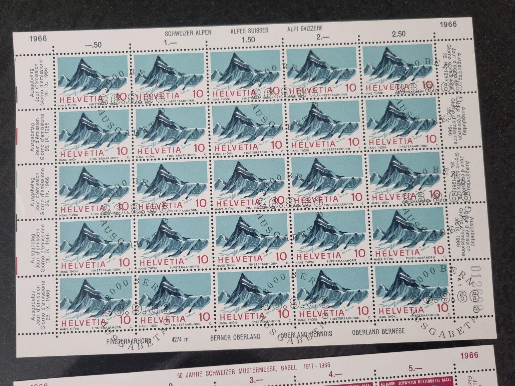 Tutti i francobolli: 8 CH Bogen 1962 - 66 mit Ersttag - Stempel – Usato da Gümligen venduto da Geniusbuy 2