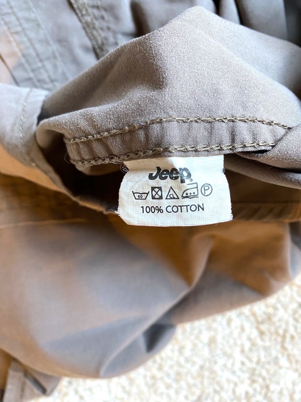 Camicie: Herrenhemd Jeep, kühle Baumwolle, Gr. L – Usato da Uster venduto da ros_pym8 5