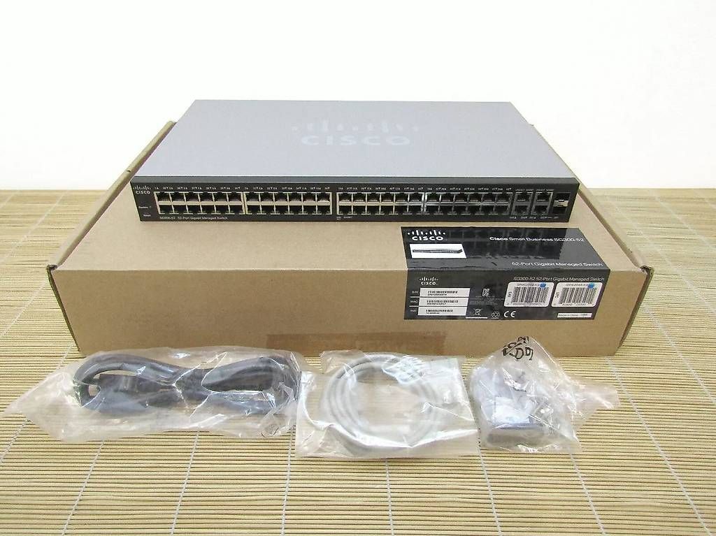 Hubs & Switches: Cisco 52 Port Switch SG300-52 – Gebraucht aus Sennhof von nexcom-pc
