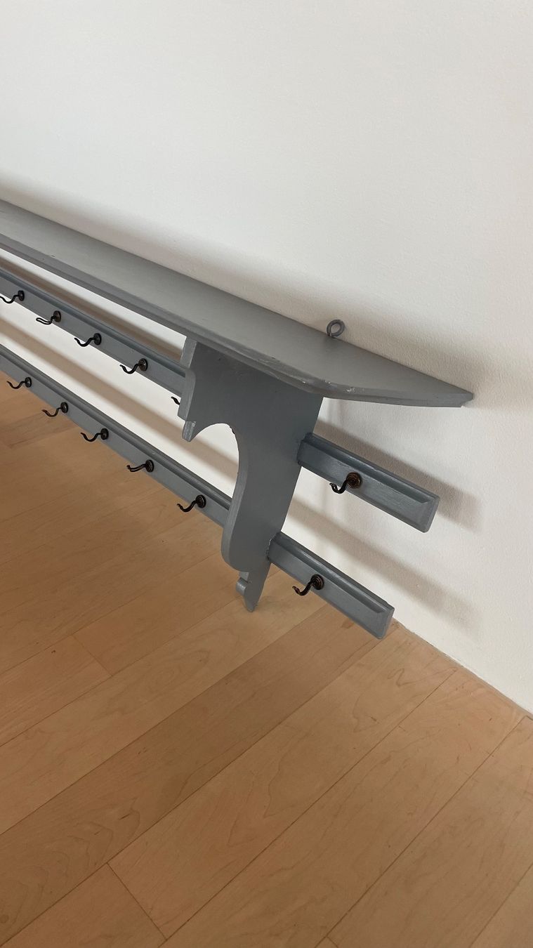 Scaffali: Vintage Tellerboard grau! 19 Haken – Usato da Uitikon Waldegg venduto da gotohellix 3