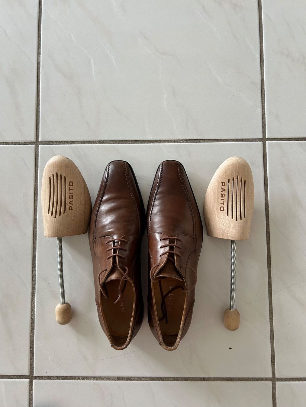 Herrenschuhe: Herren Lederschuh Pasito, Grösse 43 1/2 – Gebraucht aus Gutenswil von walker60 6