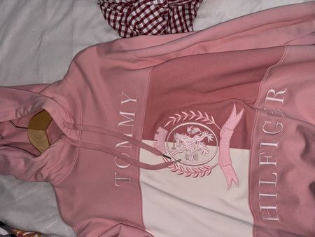 Tommy Hilfiger pink Hoodie grösse L