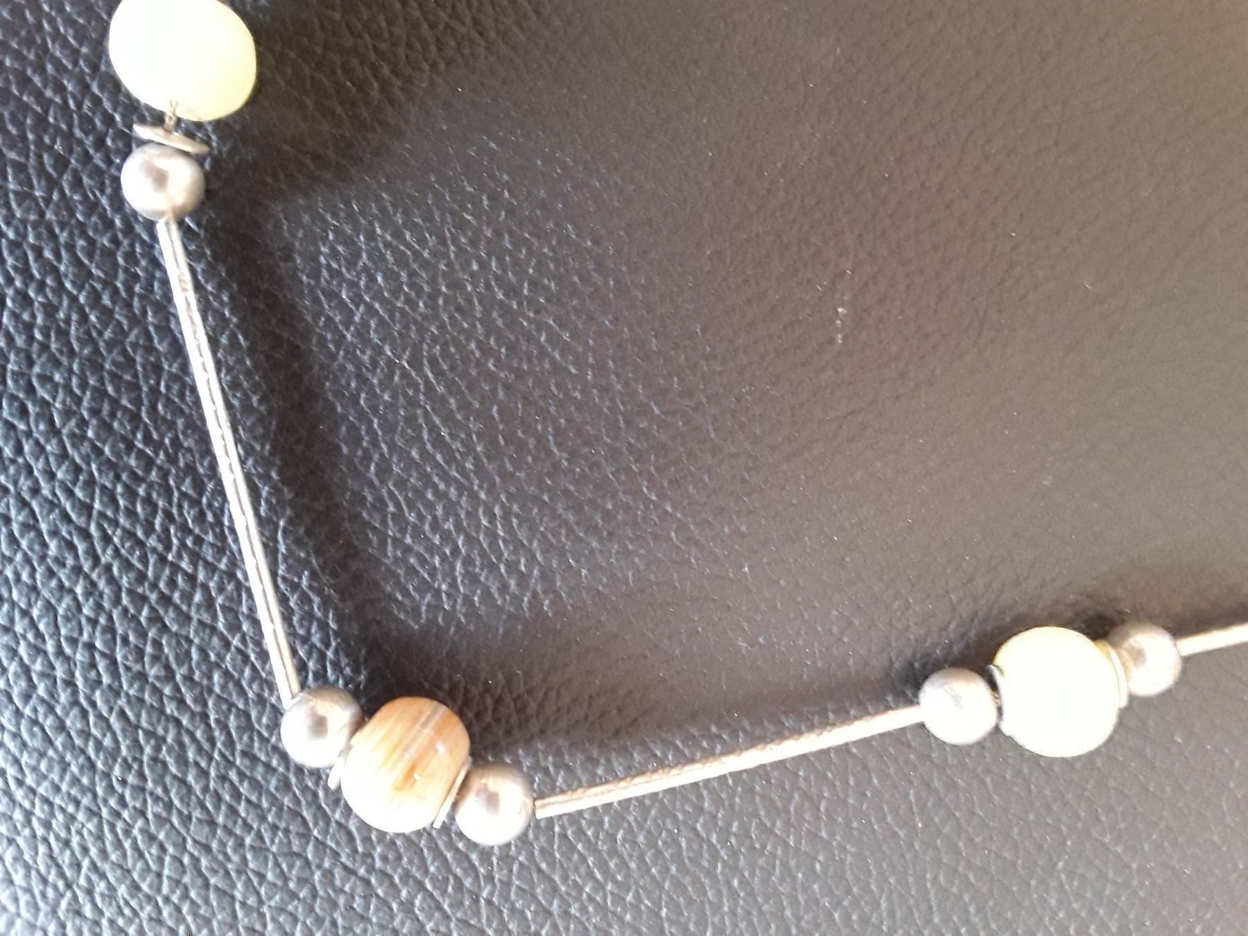 Ketten: Halskette, Sterling Silber/Glas Handmade – Gebraucht aus Zürich von sanwit 3