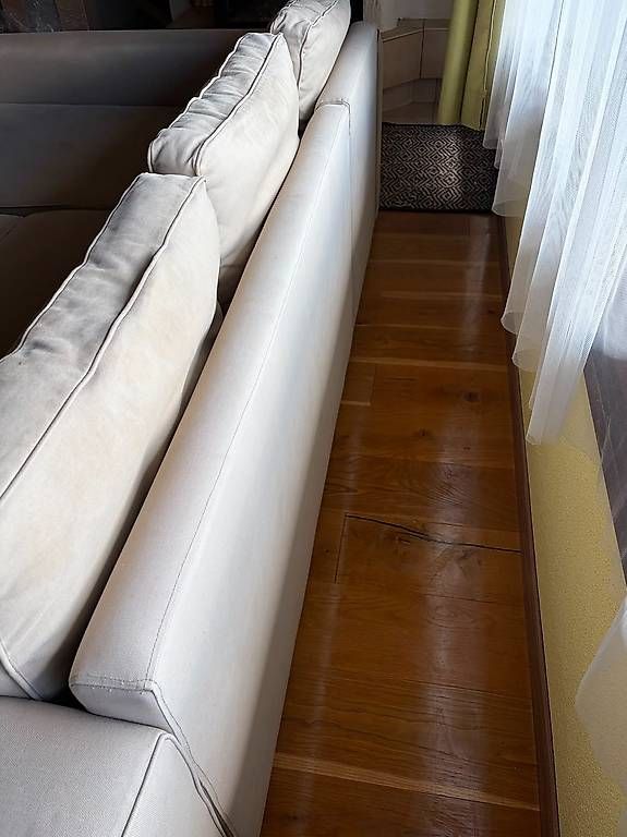 Sofas: Bettsofa gebraucht mit grossem Staufach, beige – D'occasion à Triengen par charlie910 3