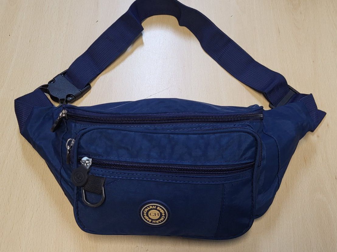 Borse: Grosse blaue Bauchtasche mit 4 Fächern Neu – Nuovo e nell'imballaggio originale da Figino venduto da mayam63 1