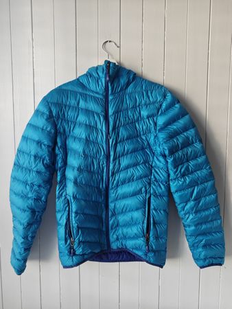 Odlo Daunenjacke blau mit Kapuze Breite 50 cm guter Zustand