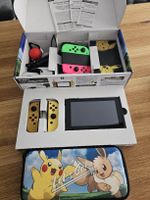 Nintendo Switch Pokémon Pikachu Evoli Limited Edition 