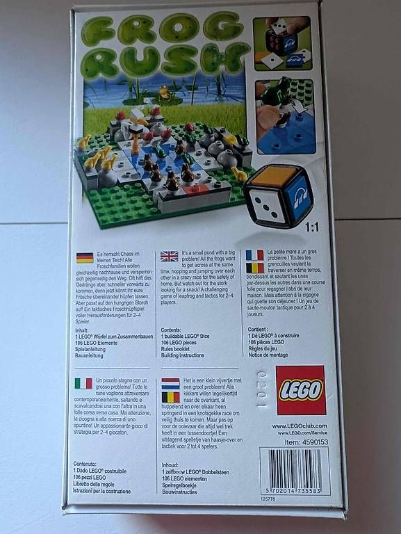 Giochi: Lego Jeu de société 3854 Frog rush – Usato da Marly venduto da schallerja 1