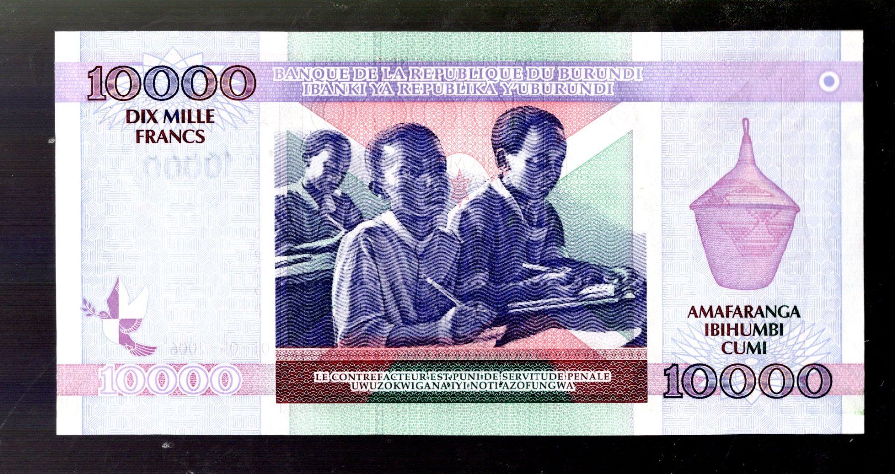 Banconote: Burundi 10.000 francs UNC – Nuovo (secondo la descrizione) da Leibstadt venduto da baroc333 1