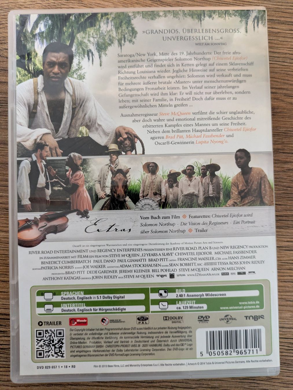 Tutti i DVDs: DVD 12 years a slave – Usato da Wangen an der Aare venduto da eggerclaudia 1