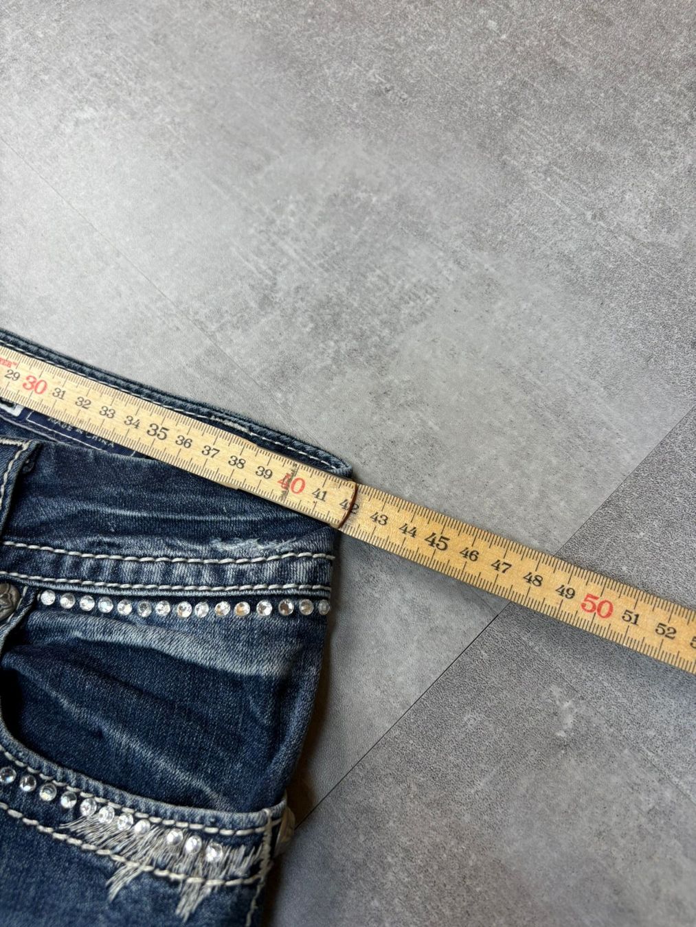 Jeans: Miss Me Bootcut Flared Jeans - Grösse L/29 – Usato da Werdenberg venduto da hase.vintage 8