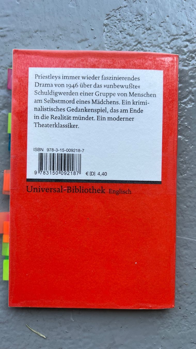 Livres: An Inspector Calls – D'occasion à Ebmatingen par lwe_x6h5 1