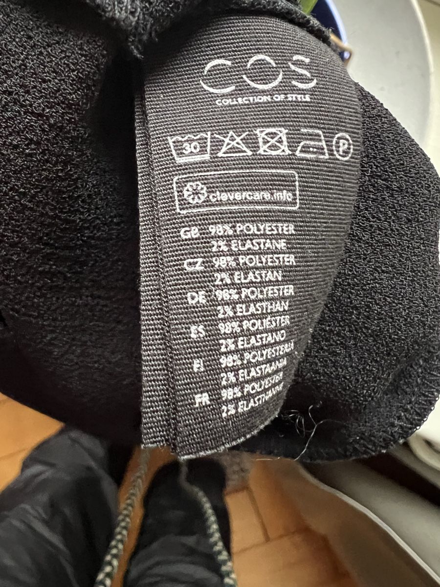 Cos Vestiti: COS Kleid, Tunika Stil, 36 schwarz – Usato da Zürich venduto da angielmora 3
