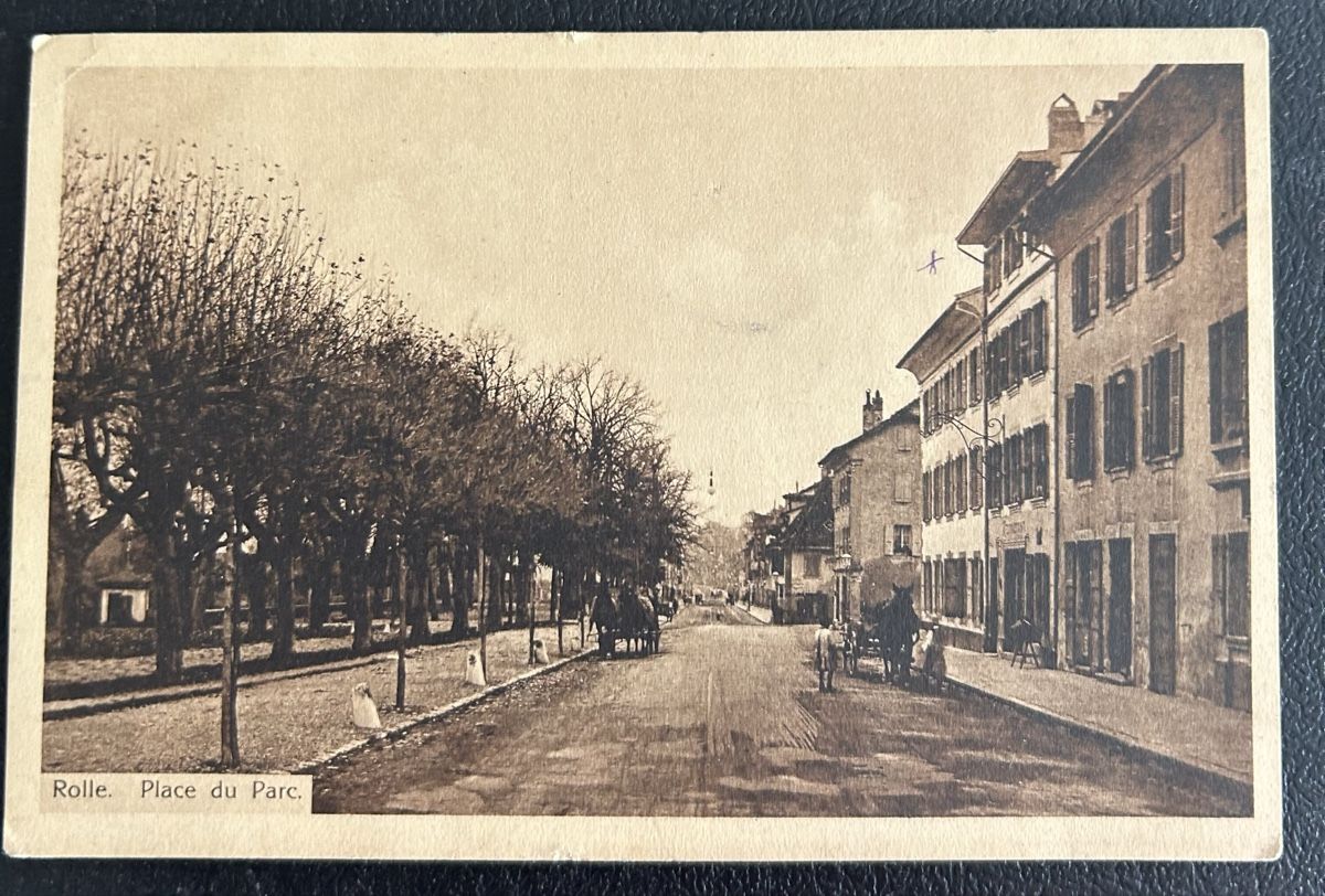 Ansichtskarten: Rolle Place du Pasc – Gebraucht aus Horw von Tellbub