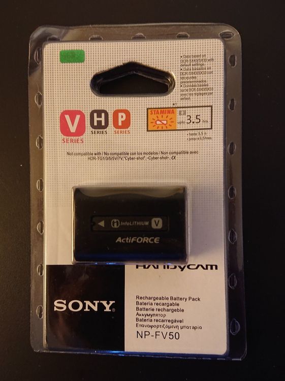 NEU - Sony NP-FV50 NP FV50 Akku Rechargeable Battery Pack | Kaufen auf ...