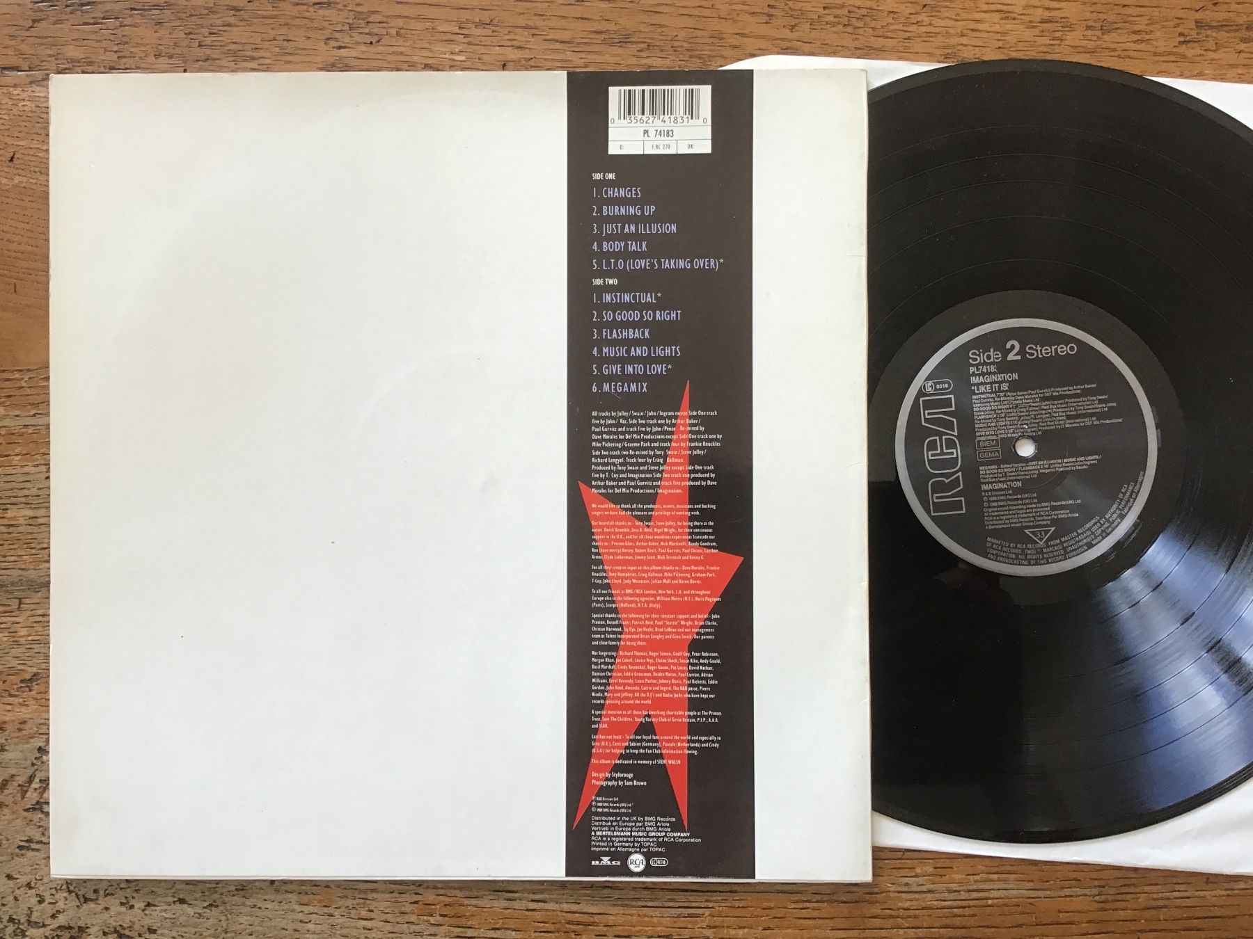 Schallplatten: LP Imagination « Like it is » – Gebraucht aus Fully von Ruby97 1