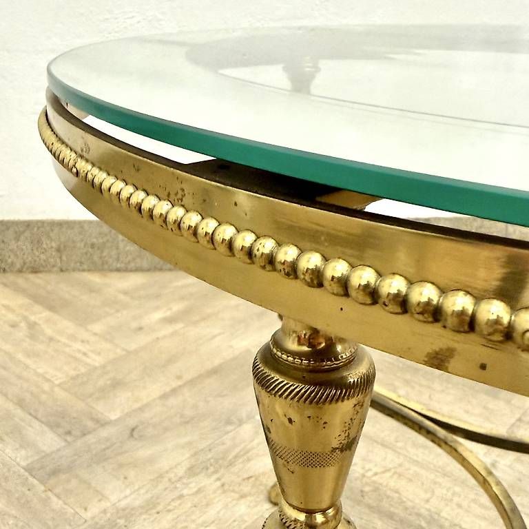 Tavoli: 70er Messing Clubtable by Maison Charles – Usato da basel venduto da vintory.ch 3