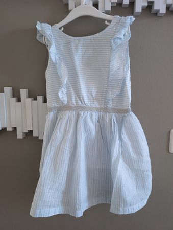 Sommerkleidchen Vertbaudet  blau weiss & Glitzer
