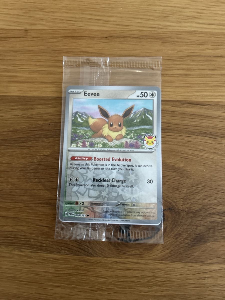 Pokémon Carte collezionabili: Evee Pokemon Day Sealed 074/131 – Nuovo e nell'imballaggio originale da Wittenbach venduto da Ribery796