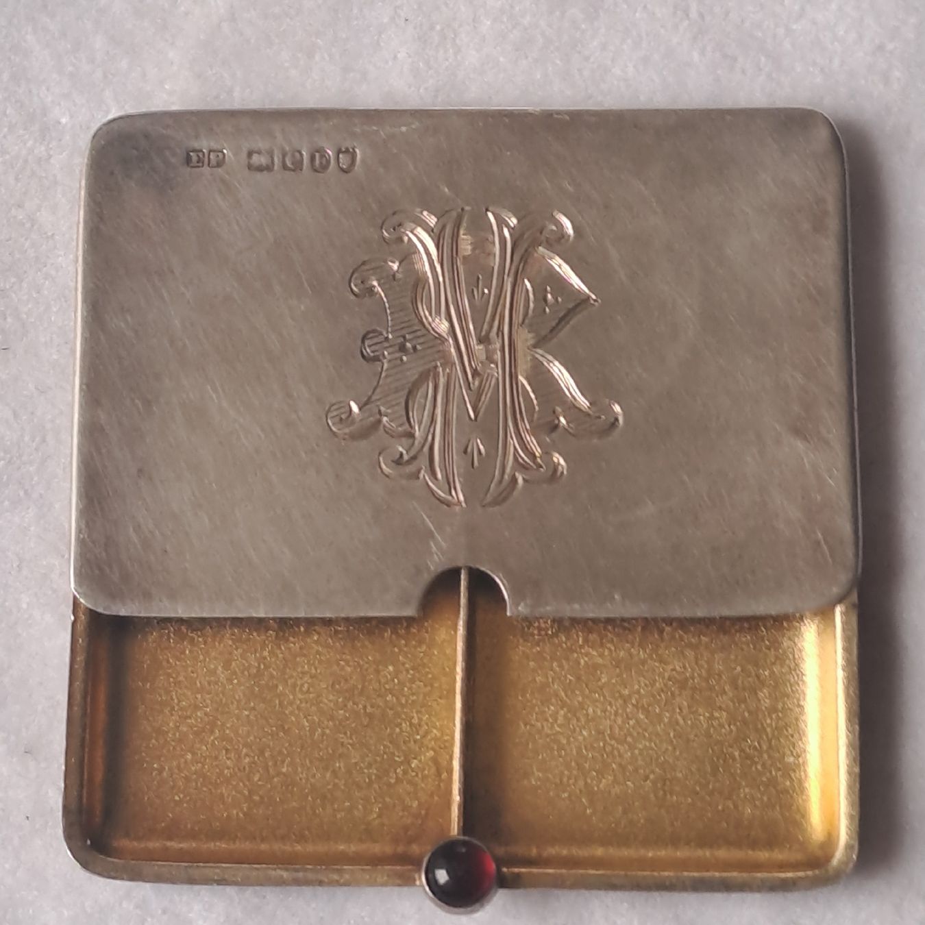 Sonstige Dekorationen & Accessoires: Antike Sterling Silber Doppel Briefmarken Dose – Gebraucht aus Adliswil von globill
